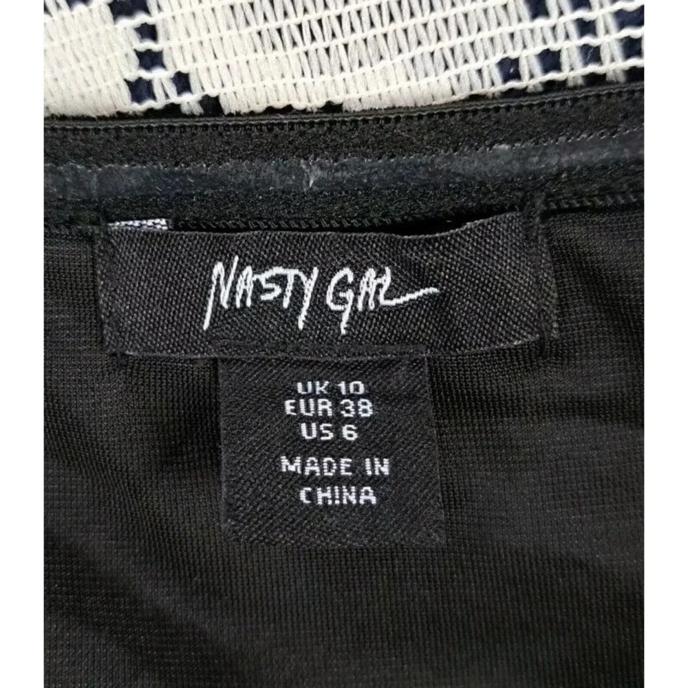 Nasty Gal Velvet Jumpsuit Women's 6 Black Pink Bow One Piece Side‎ Zip Boho Y2K - Picture 3 of 12
